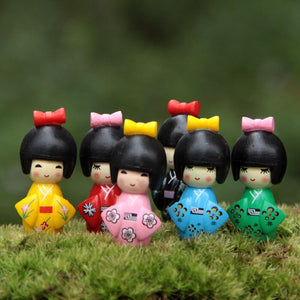 Japanese Kimono Little Girls Miniatures