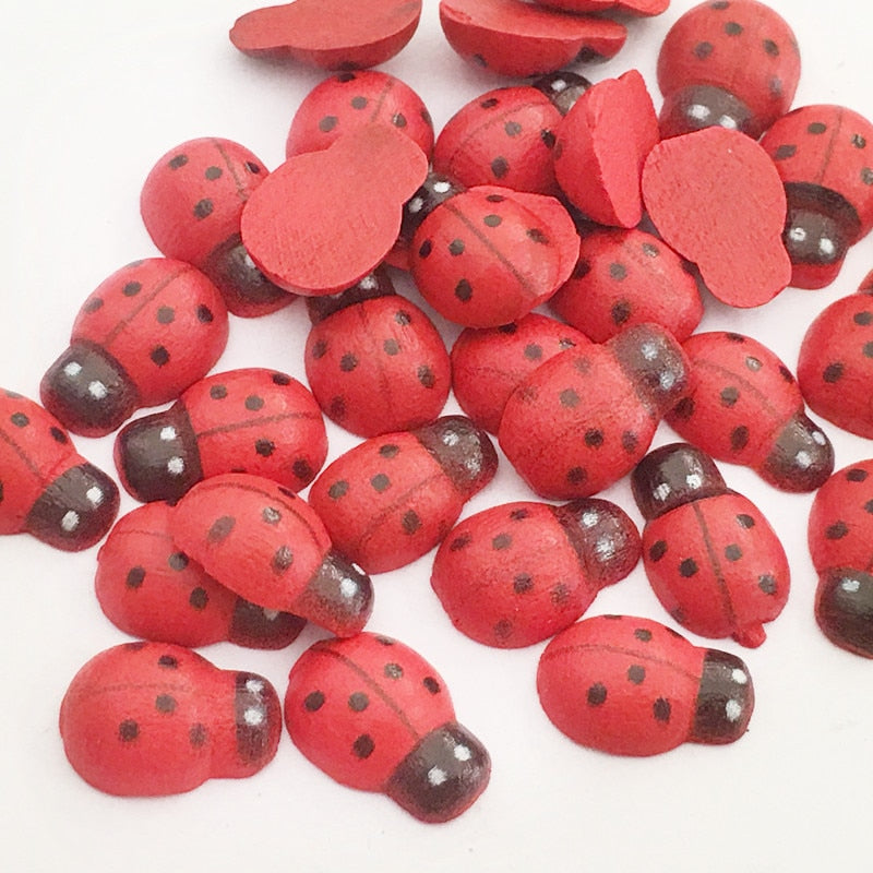 50 Pcs Artificial Cute Beetle