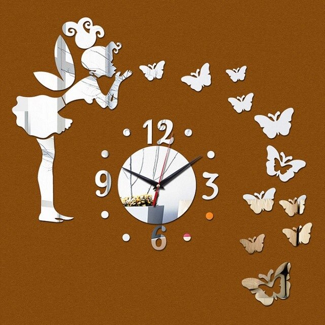 Butterfly Decoration Wall Clock