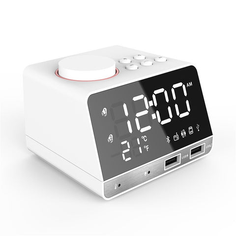 Alarm Clock With Bluetooth Speaker