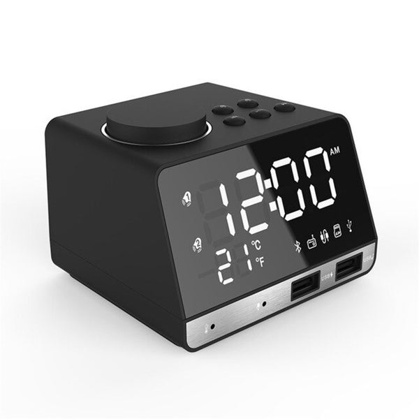 Alarm Clock With Bluetooth Speaker