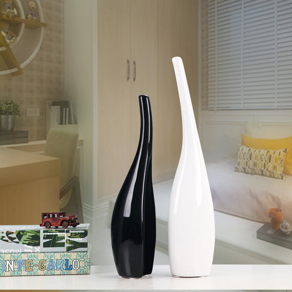 Black And White Minimalist Vases