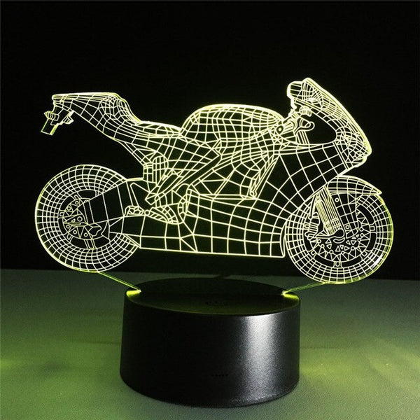 3D Lamp  Motorcycle