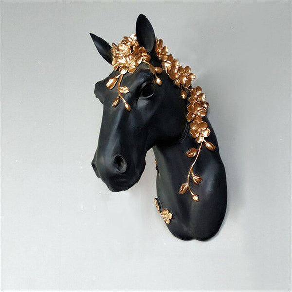 3D Resin Wall Horse Head