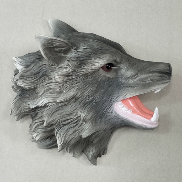 Retro Wolf Head