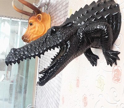 Crocodile Head Hanging Wall