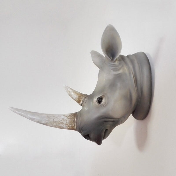 Exotic Rhinoceros Head