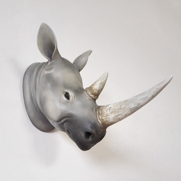 Exotic Rhinoceros Head