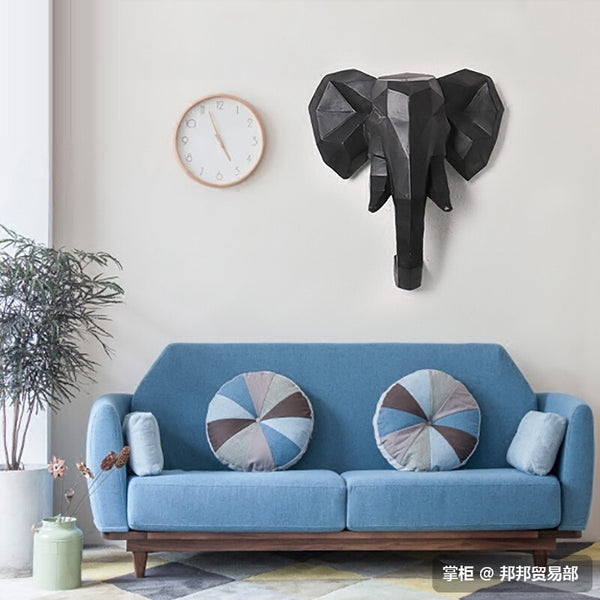 3D Elephant Head