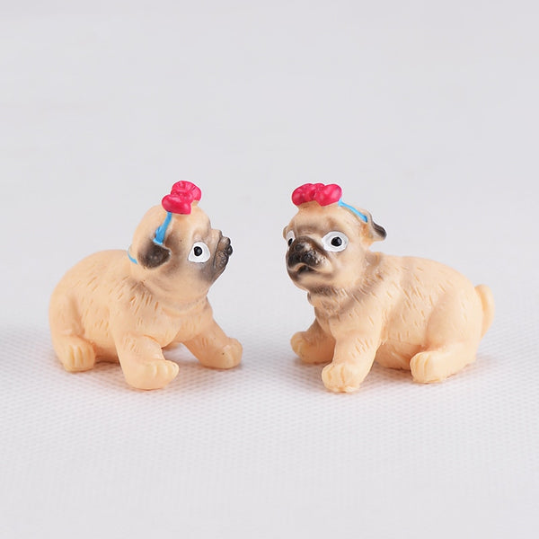 Cute Pug Dog Figurine