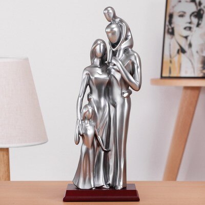 European Modern Family Character Sculpture